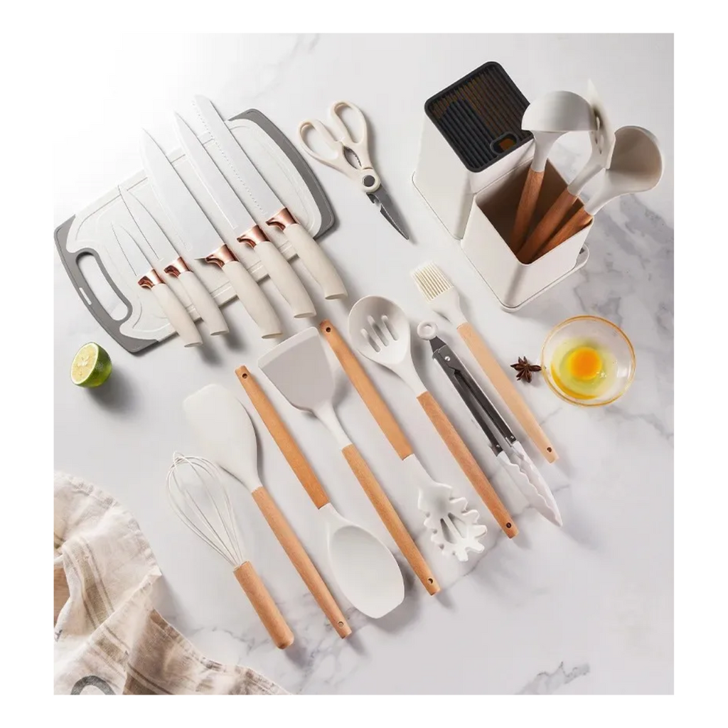 [PROMO] 🍳 Transforma tu cocina con el Kit Premium de 19 Utensilios