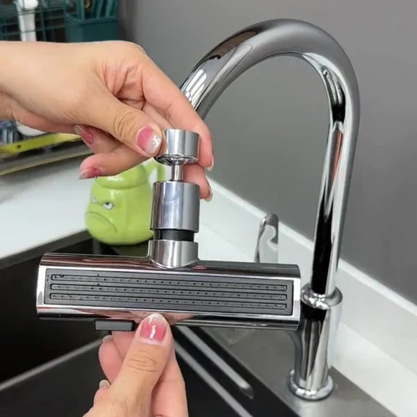 Grifo De Cocina 360 Cascada Lluvia 4en1