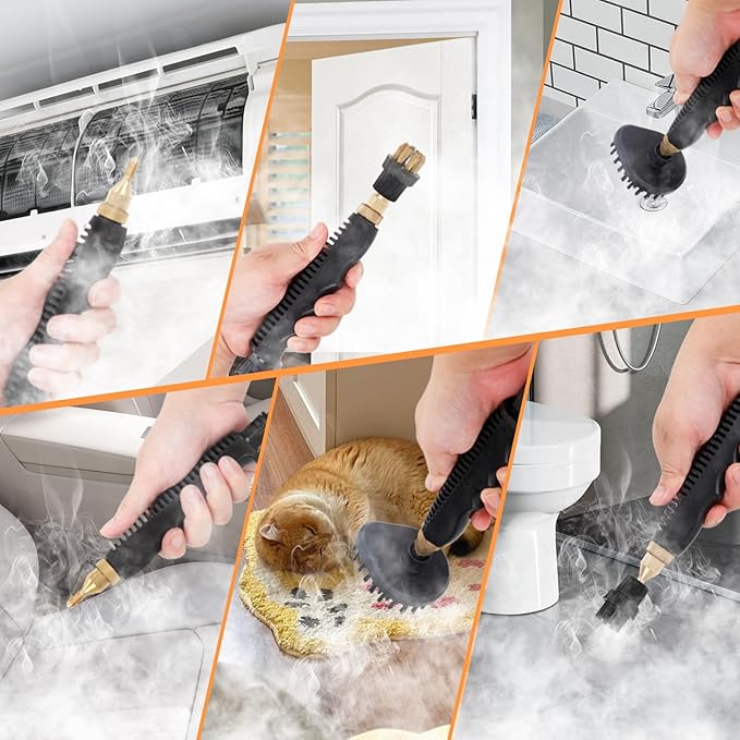 Máquina de Limpieza a Vapor Portátil Multifuncional 💨