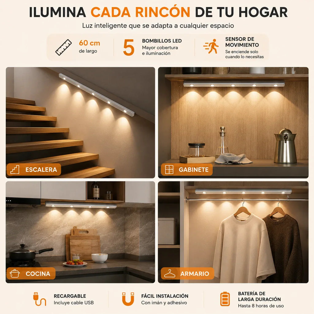 SmartLuz™ Sensor LED 60cm 💡